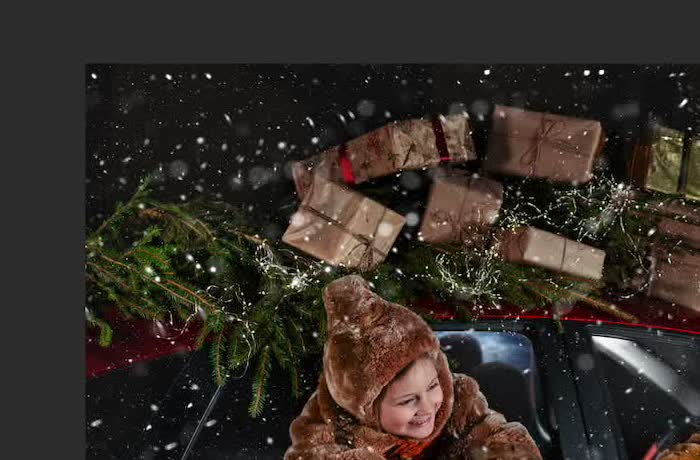 Новогодняя съёмка